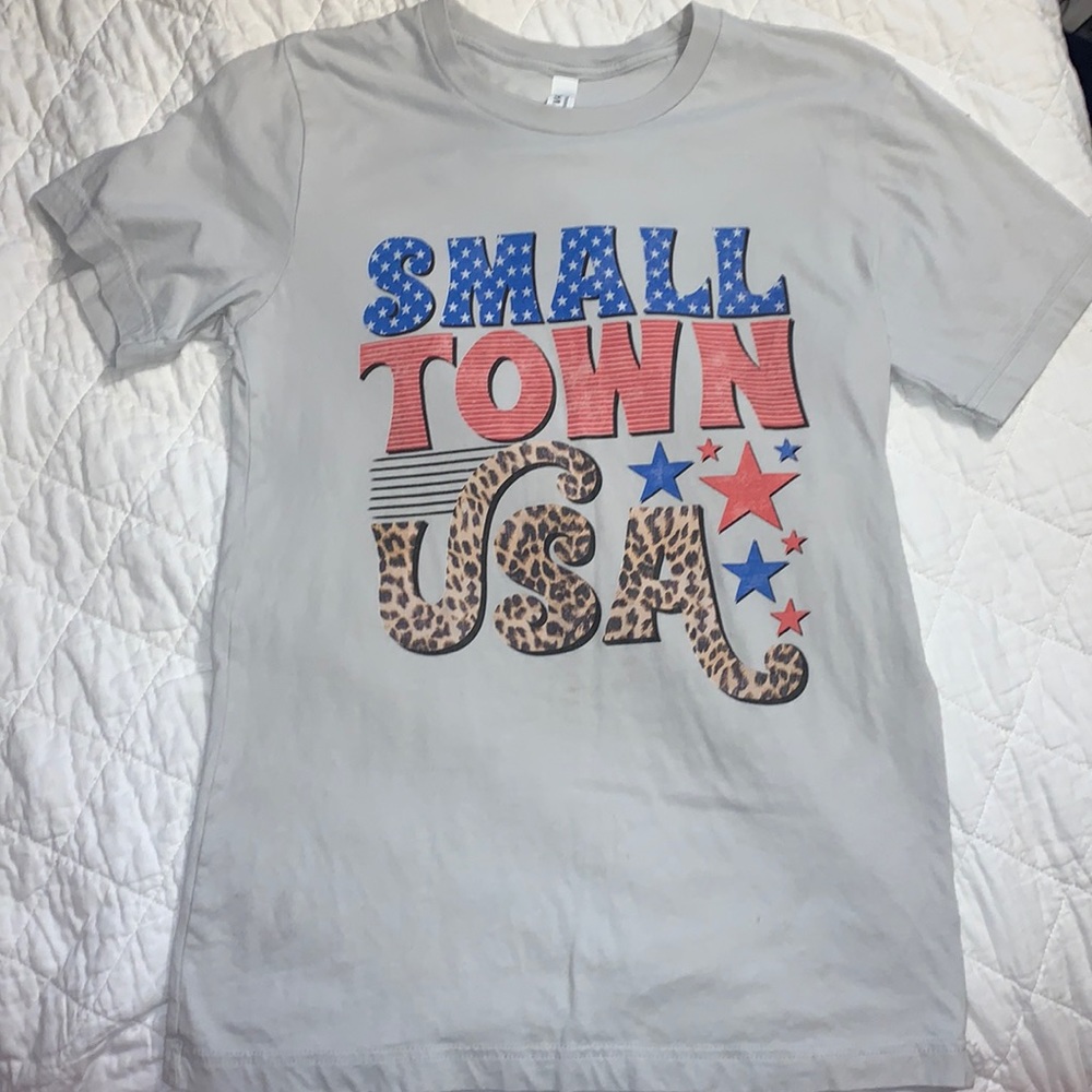 Small Town USA womens t-shirt